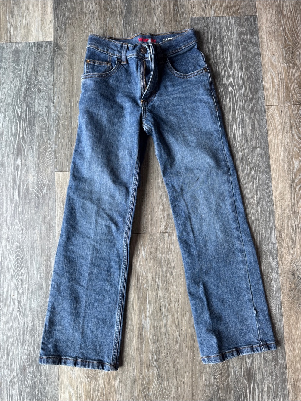 Wrangler Kids Classic Blue Straight Jeans
